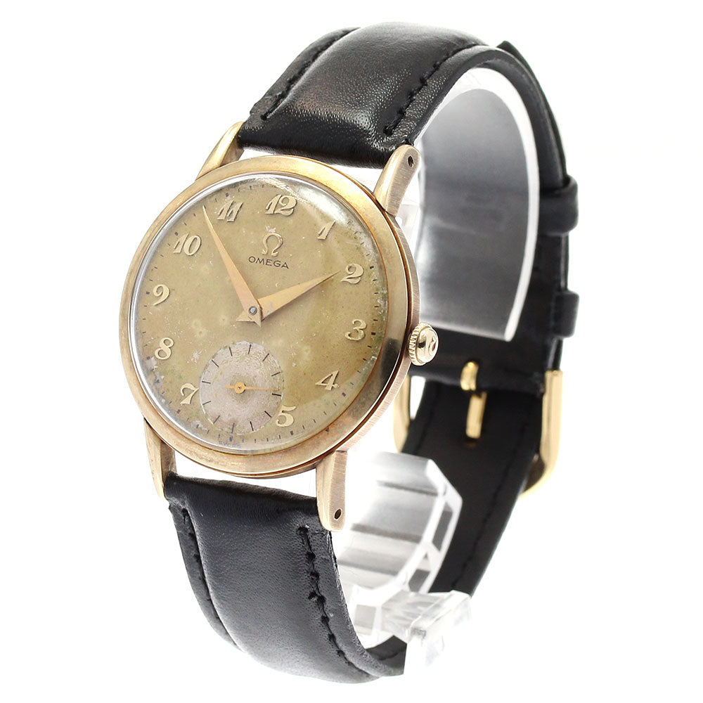 OMEGA B6520 K14YG Small Second cal.361 Silver Dial Hand Winding Men's_819985