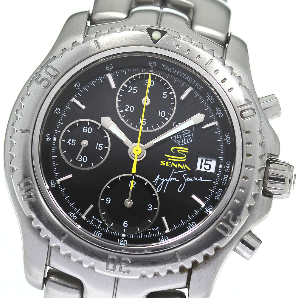 TAG HEUER Link Ayrton Senna limited model CT2115 Chronograph AT Men's_819988