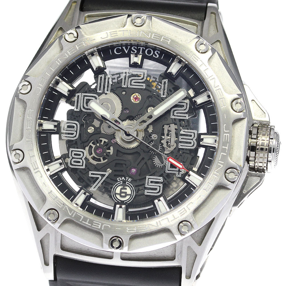 CVSTOS Challenge-R Jetliner SL R45 Date skeleton Dial Automatic Men's Watch_820027