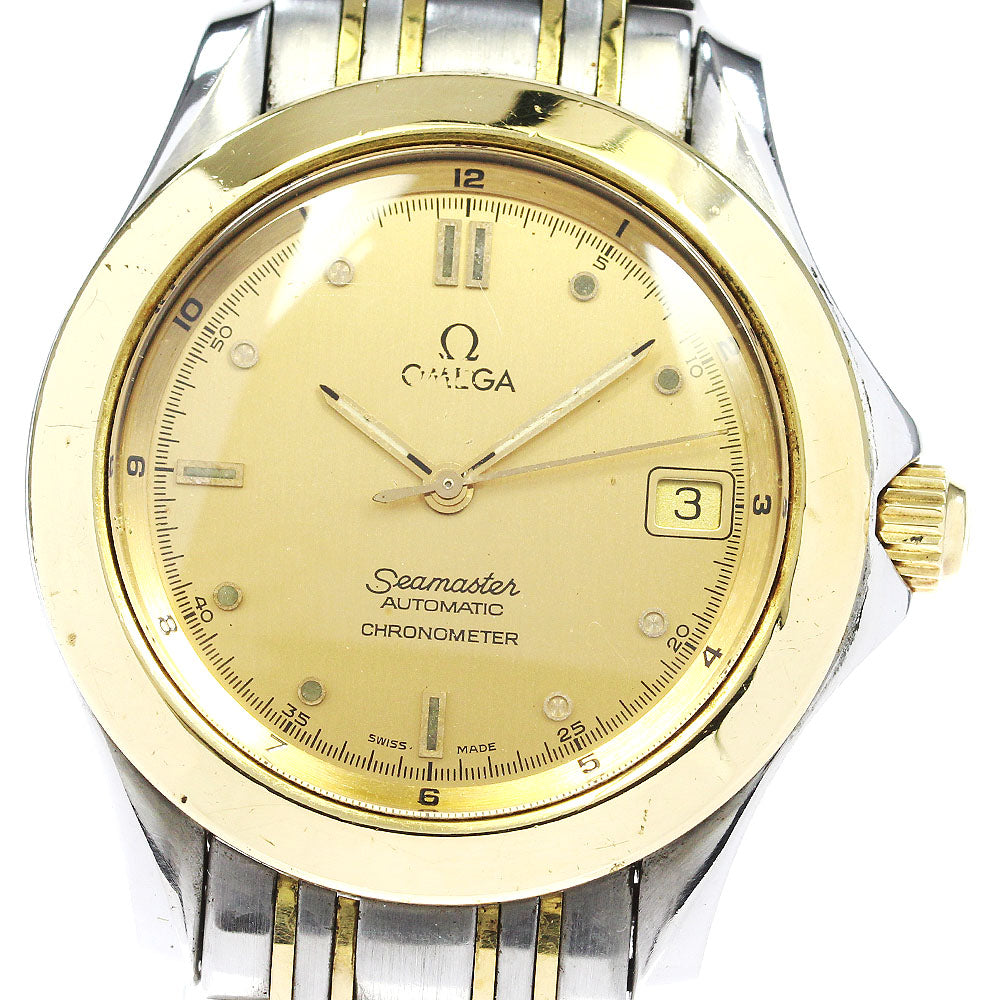 OMEGA Seamaster120 2301.10 Date Gold Dial Automatic Men's Watch_820099