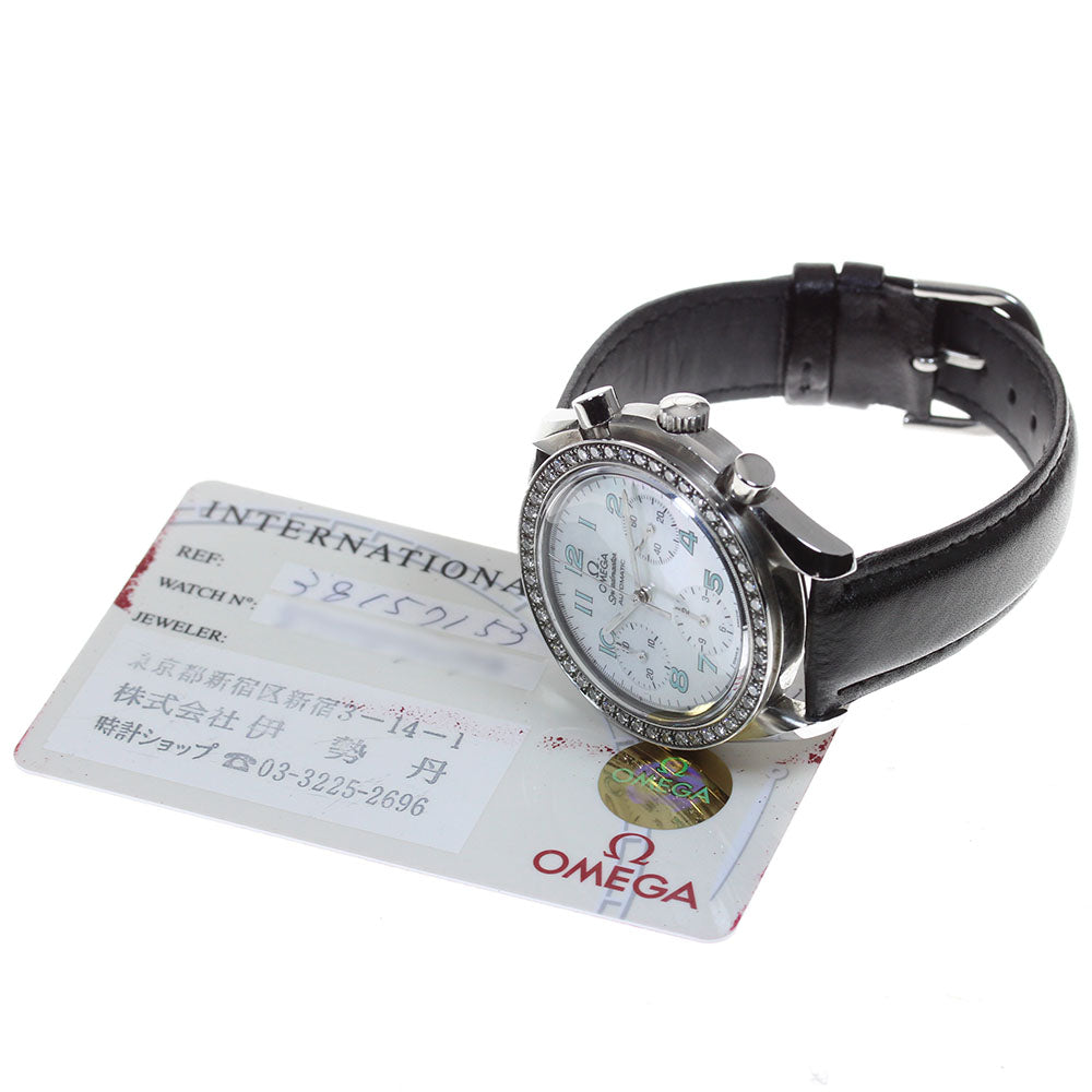 OMEGA Speedmaster 3535.71 diamond bezel chronograph Automatic Boy's Watch_820191