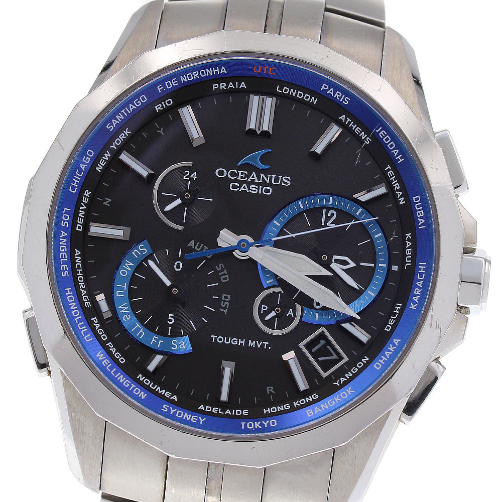 CASIO Oceanus Manta OCW-S2400-1AJF Solar Powered Radio Men's Watch_820203