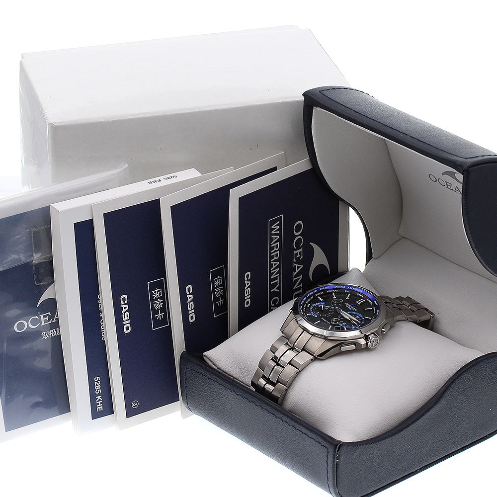 CASIO Oceanus Manta OCW-S2400-1AJF Solar Powered Radio Men's Watch_820203