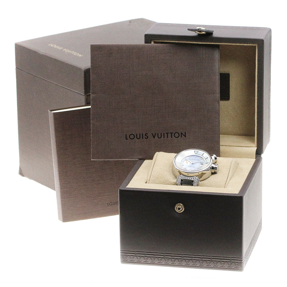 LOUIS VUITTON Tambour Automatic Q1330 8P Diamond Automatic Ladies Watch_820205