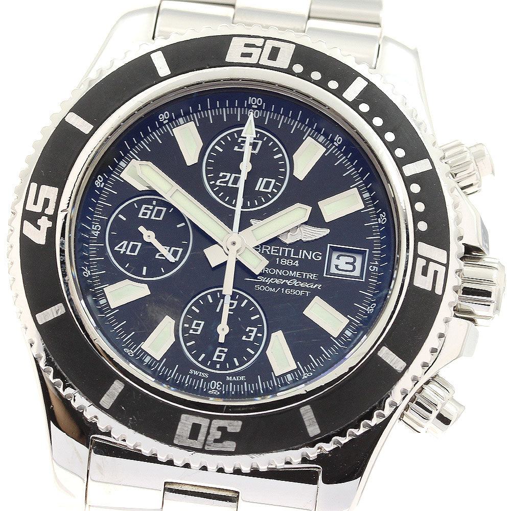 BREITLING Super Ocean A13341 Chronograph black Dial Automatic Men's Watch_820217