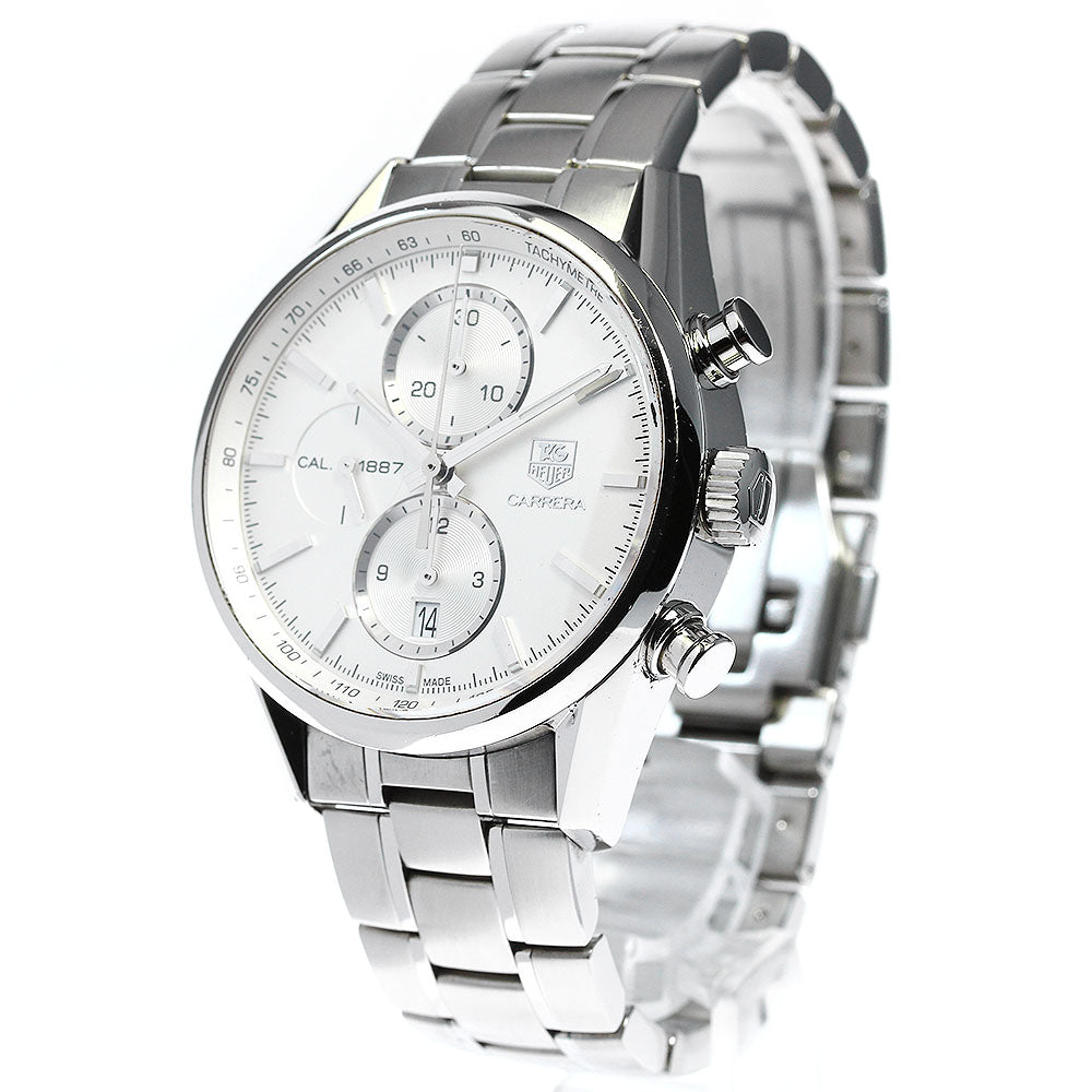 TAG HEUER Carrera CAR2111-4 Chronograph Silver Dial Automatic Men's Watch_820274