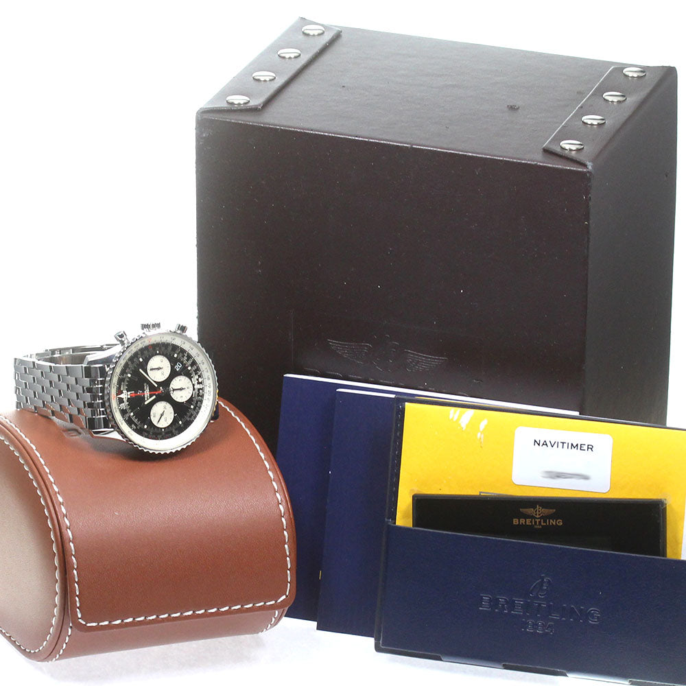 BREITLING Navitimer 01 AB0121 Chronograph Black Dial Auto Men's Watch_820326
