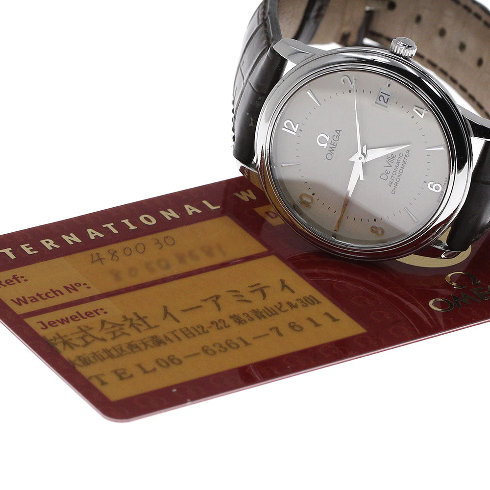 OMEGA De Ville Prestige 4800.30 Chronometer beige Dial Automatic Men's Watch_820457