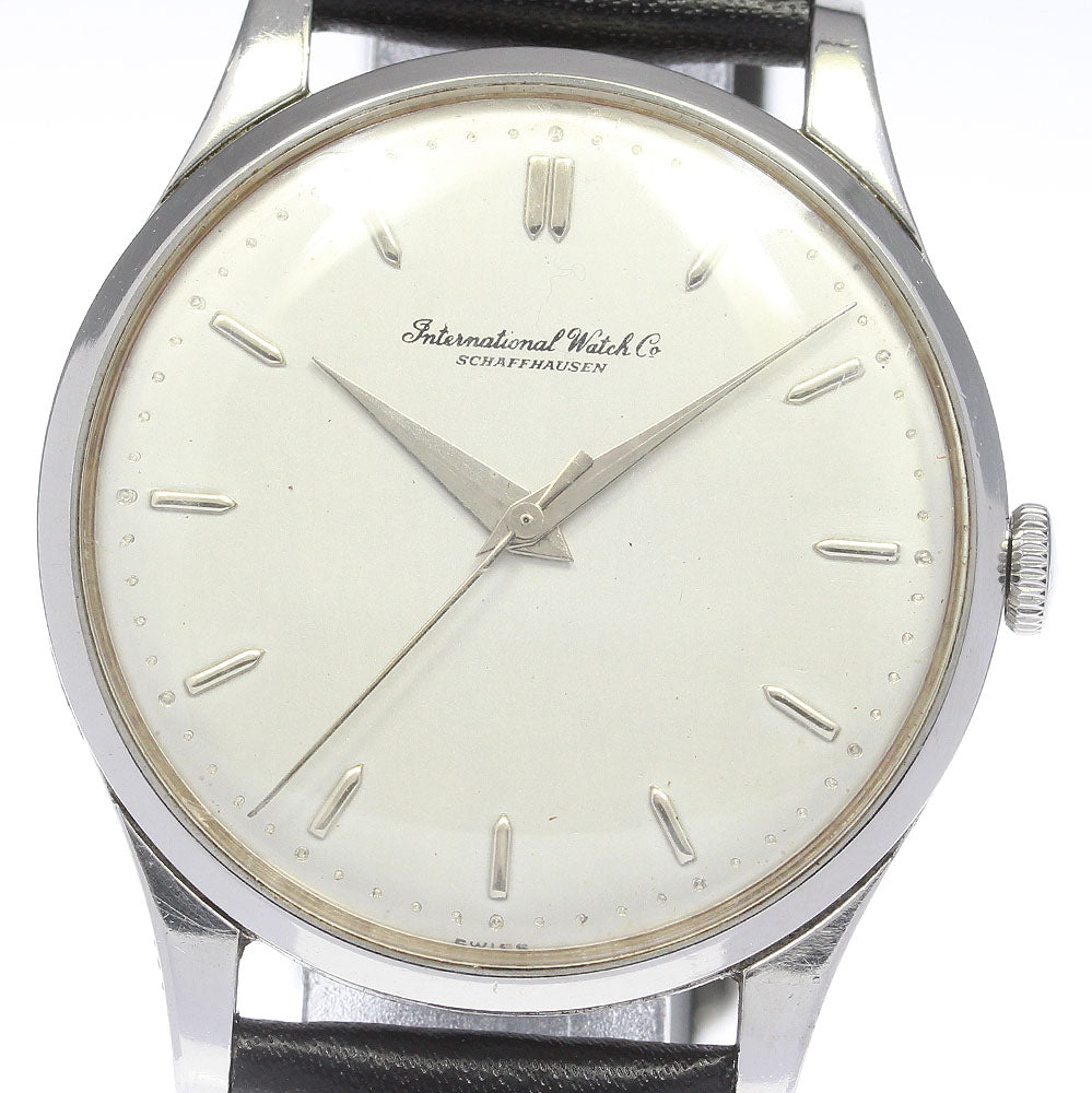 IWC SCHAFFHAUSEN 1486971 Cal.89 Redial Vintage Silver Dial Hand Winding Men's Watch_820480
