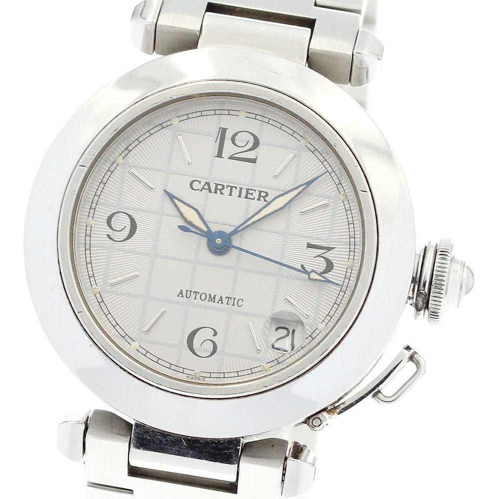CARTIER Pasha C W31023M7 Date gray Dial Automatic Boy's Watch_870534