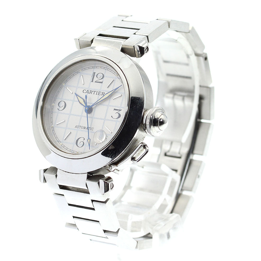CARTIER Pasha C W31023M7 Date gray Dial Automatic Boy's Watch_870534