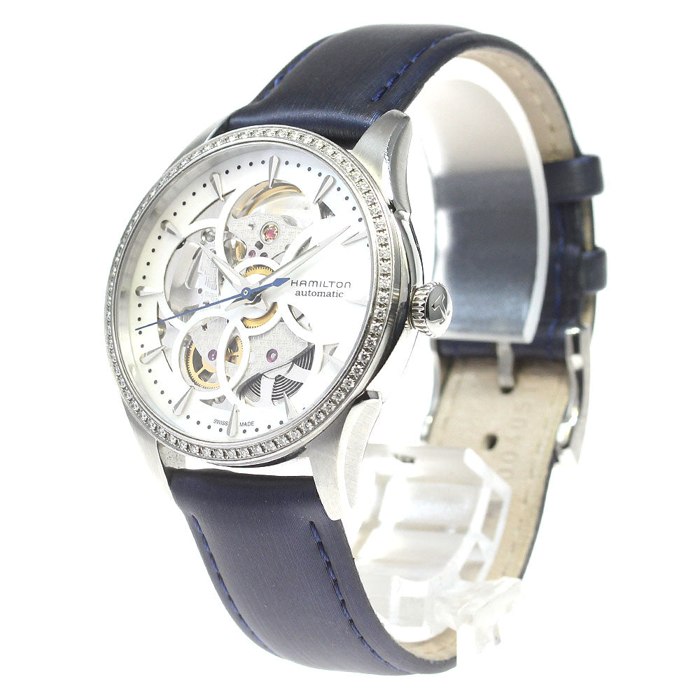 HAMILTON Jazzmaster Viewmatic Skeleton Lady Diamond H424050 AT Ladies_820563