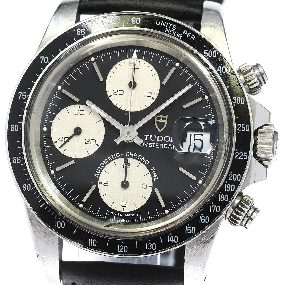 TUDOR Oyster Date Chronotime 79160 Cal.7750 black Dial Automatic Men's_820568
