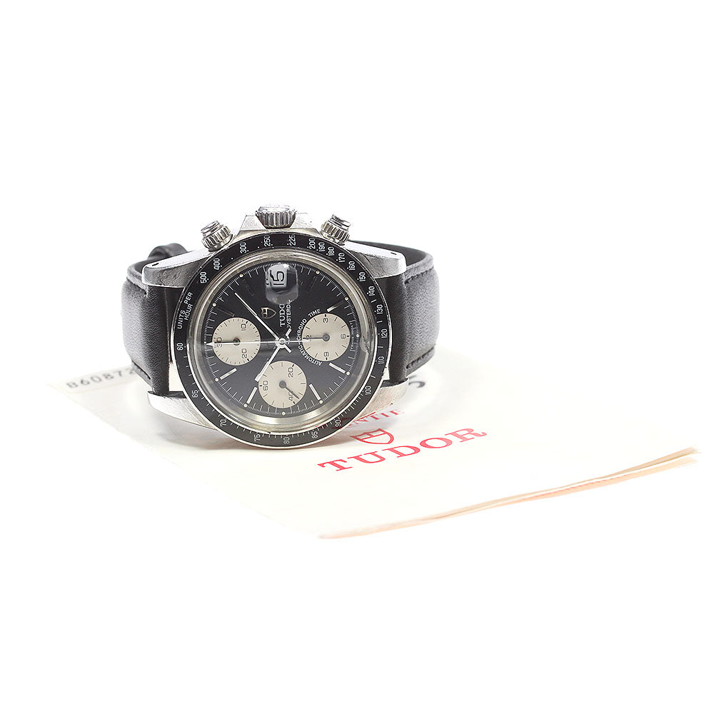 TUDOR Oyster Date Chronotime 79160 Cal.7750 black Dial Automatic Men's_820568