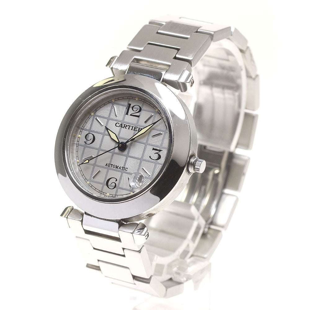 CARTIER Pasha C W31023M7 Date gray Dial Automatic Boy's Watch_820573