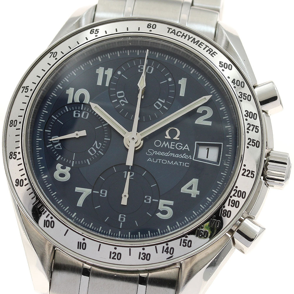 OMEGA Speedmaster 3513.82 Chronograph Navy Dial Automatic Men's Watch_820575