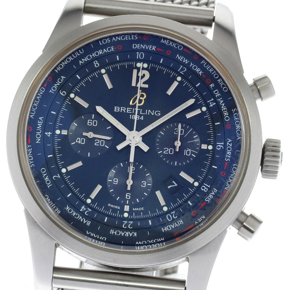 BREITLING Transocean AB0510 Chronograph Uni-time Automatic Men's Watch_820623