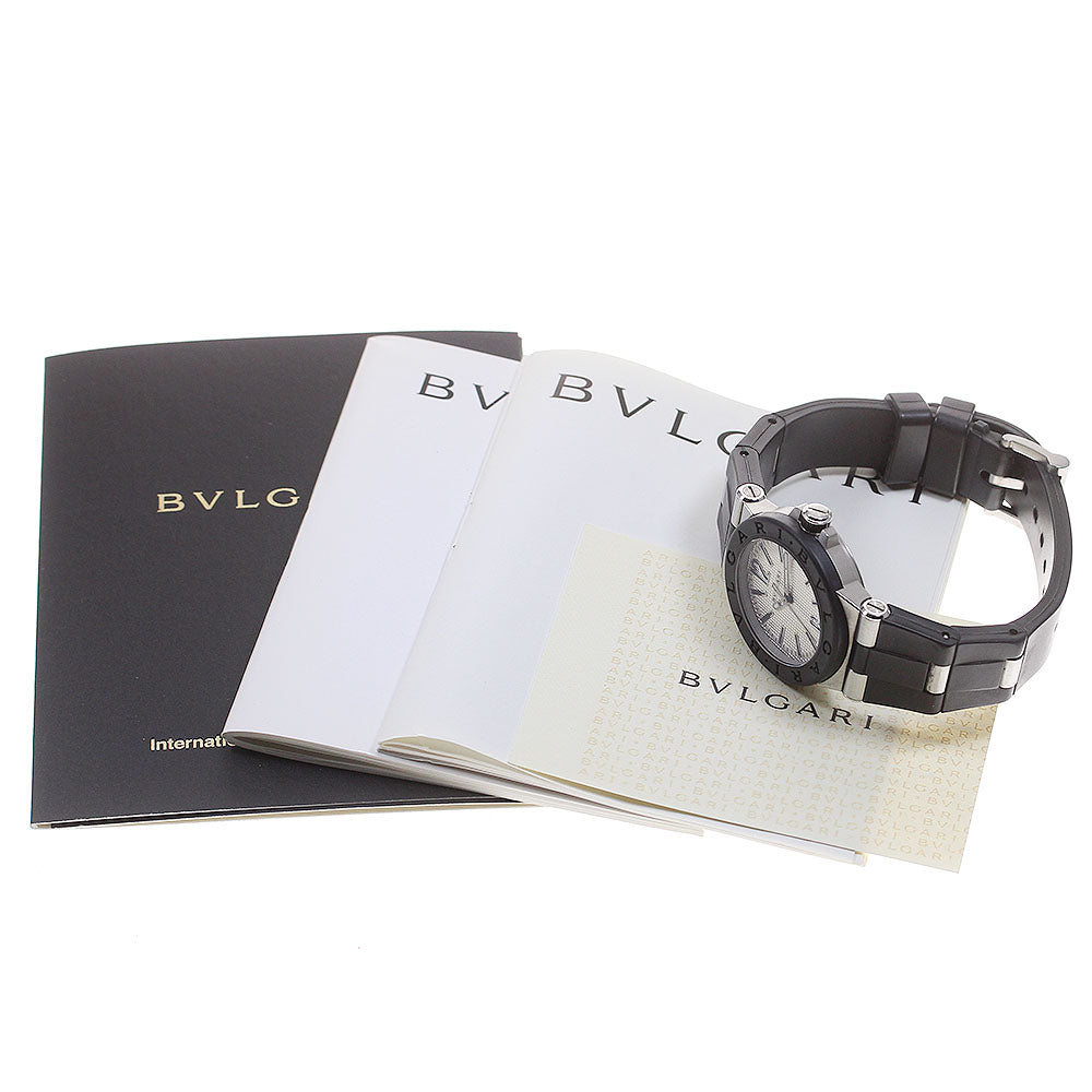 BVLGARI Diagono DG29SV Date Silver Dial Quartz Ladies Watch_820695