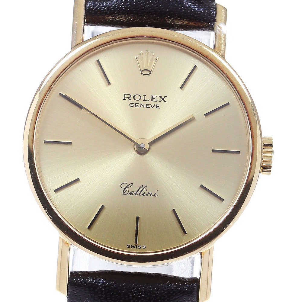 ROLEX K18YG Cellini 5109 K18YG cal.1601 gold Dial Hand Winding Ladies_820754