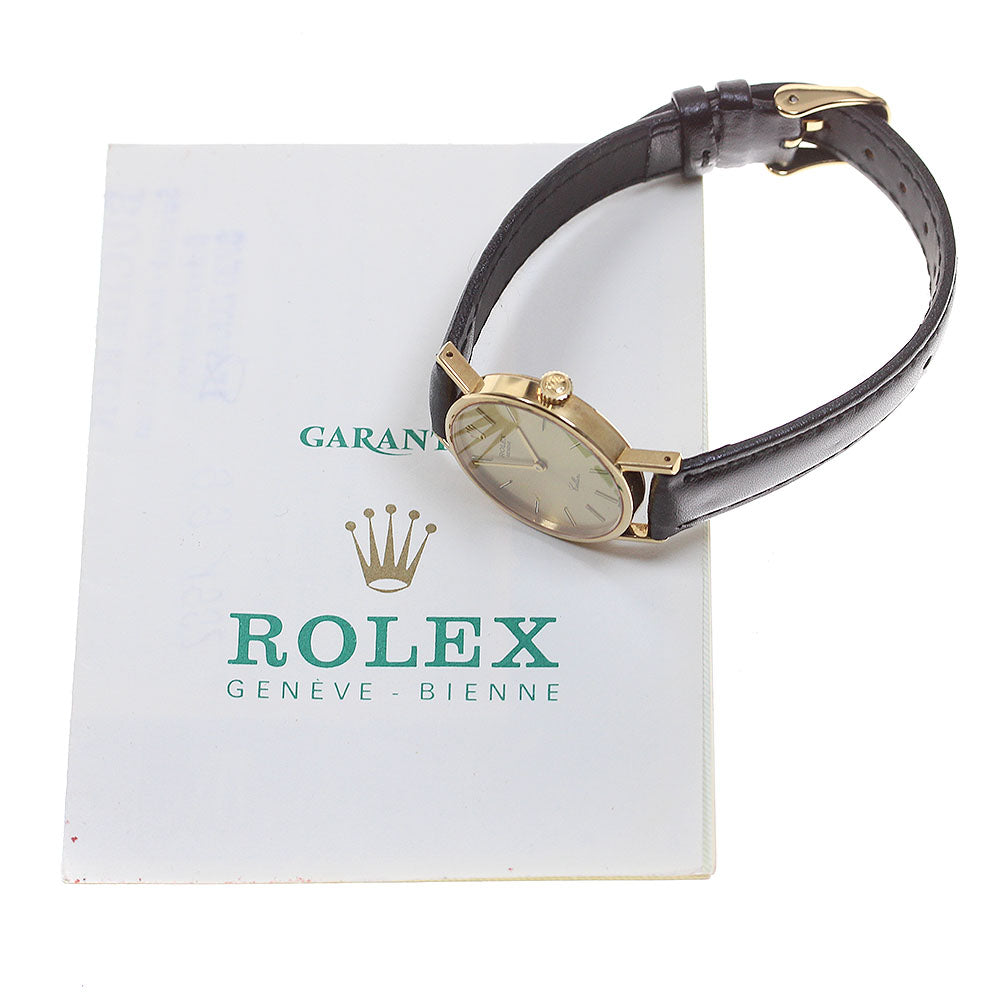 ROLEX K18YG Cellini 5109 K18YG cal.1601 gold Dial Hand Winding Ladies_820754