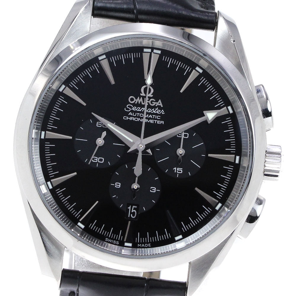 OMEGA Seamaster Aqua Terra 2812.50.31 Chronograph Date black Dial Automatic Men's Watch_820774