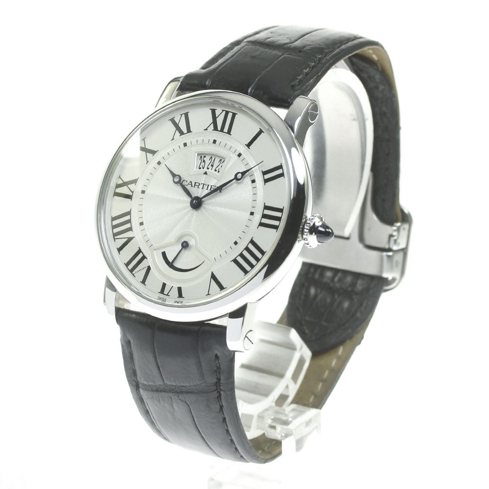 CARTIER Rotondo de Cartier W1556369 Power reserve Silver Dial Hand Winding Men's Watch_820800