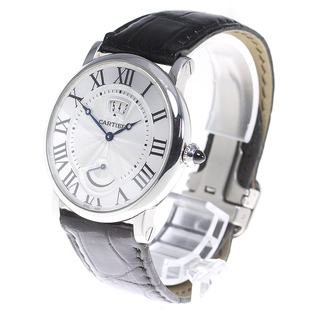 CARTIER Rotondo de Cartier W1556369 Power reserve Silver Dial Hand Winding Men's Watch_820801