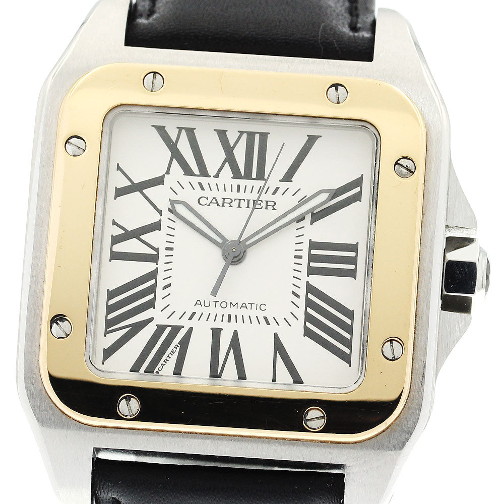 CARTIER Santos 100 LM W20072X7 K18YG Bezel Automatic Men's Watch_820807