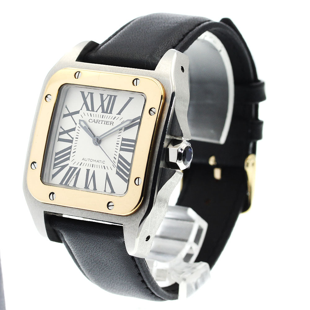CARTIER Santos 100 LM W20072X7 K18YG Bezel Automatic Men's Watch_820807