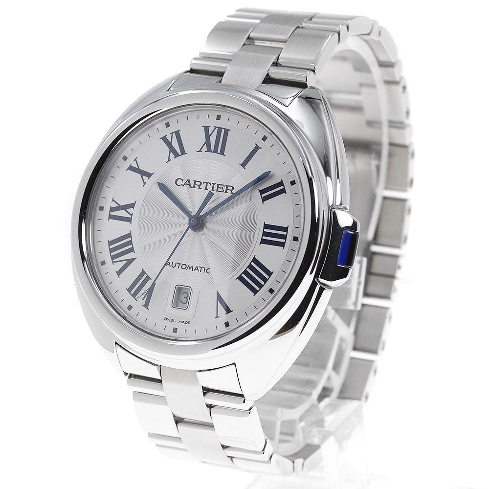 CARTIER Cres de Cartier WSCL0007 Date Silver Dial Automatic Men's Watch_820840