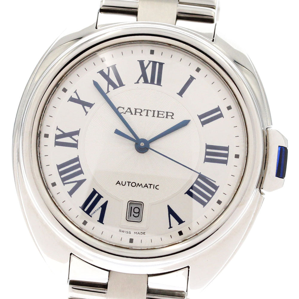 CARTIER Kuredu Cartier WSCL007 Date Silver Dial Automatic Men's Watch_820842
