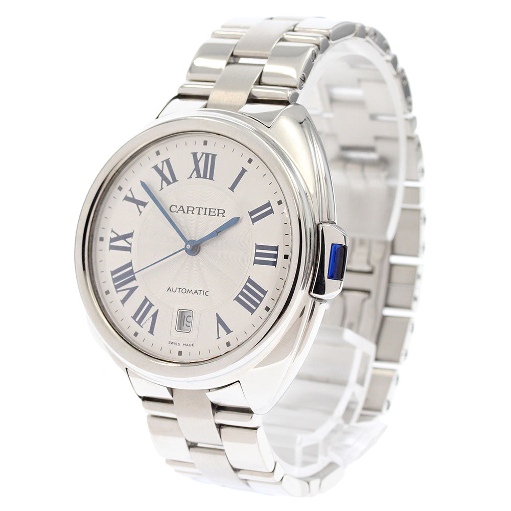 CARTIER Kuredu Cartier WSCL007 Date Silver Dial Automatic Men's Watch_820842