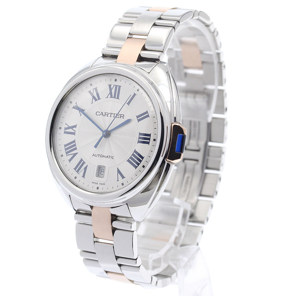 CARTIER クレ ドゥ カルティエ 40mm W2CL0002 K18PG2 tone Automatic Men's_820843