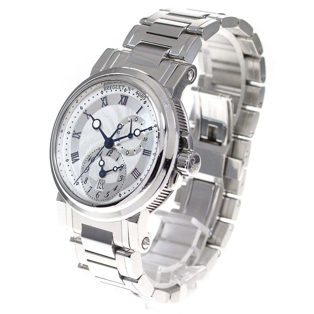 Breguet Marine 5857 GMT Date Silver Dial Automatic Men's Watch_820990