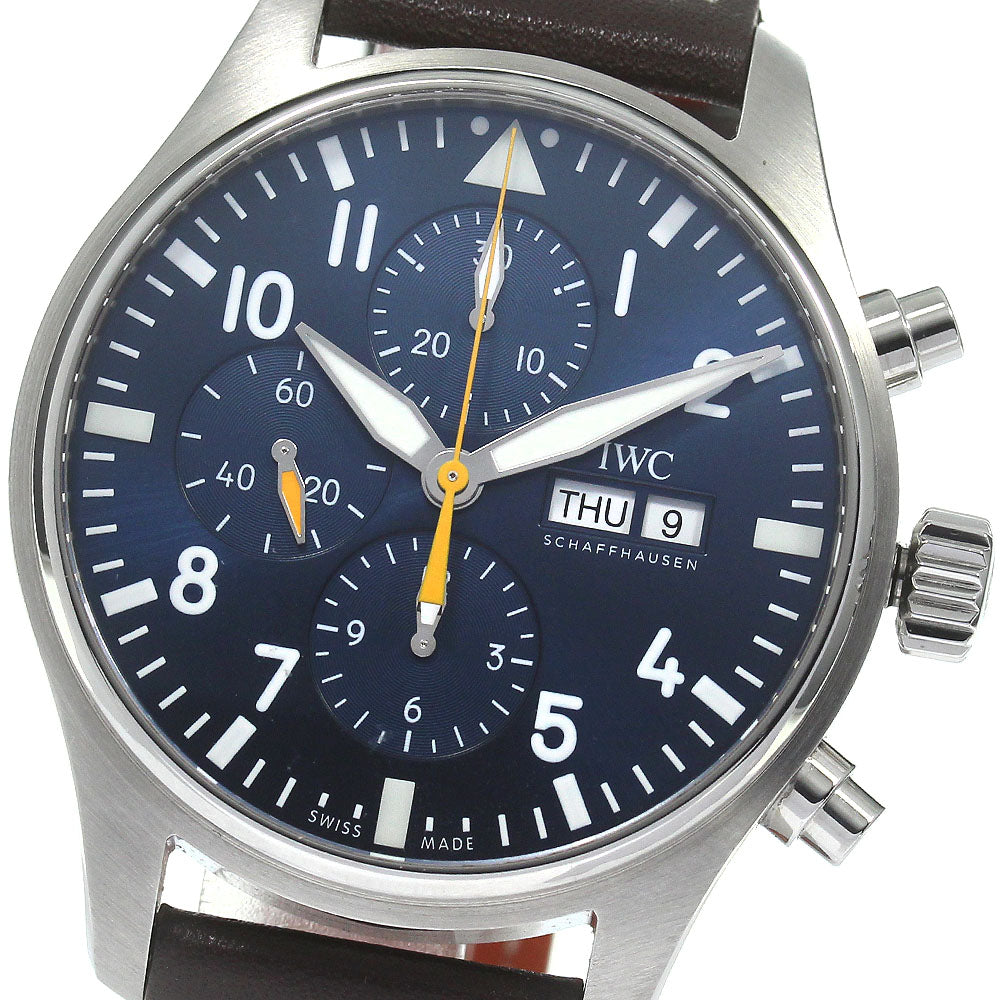 IWC SCHAFFHAUSEN Pilot watch IW377729 Chronograph day date AT Men's_820991