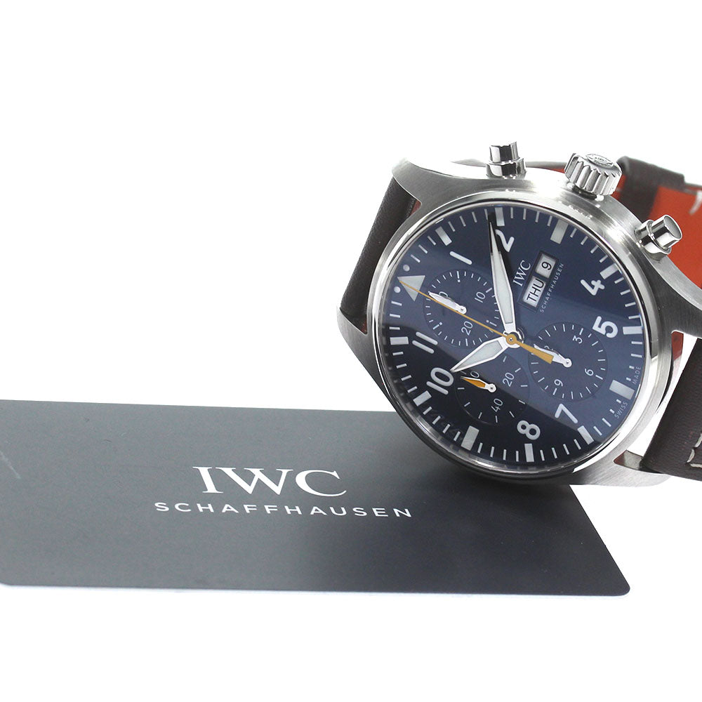 IWC SCHAFFHAUSEN Pilot watch IW377729 Chronograph day date AT Men's_820991