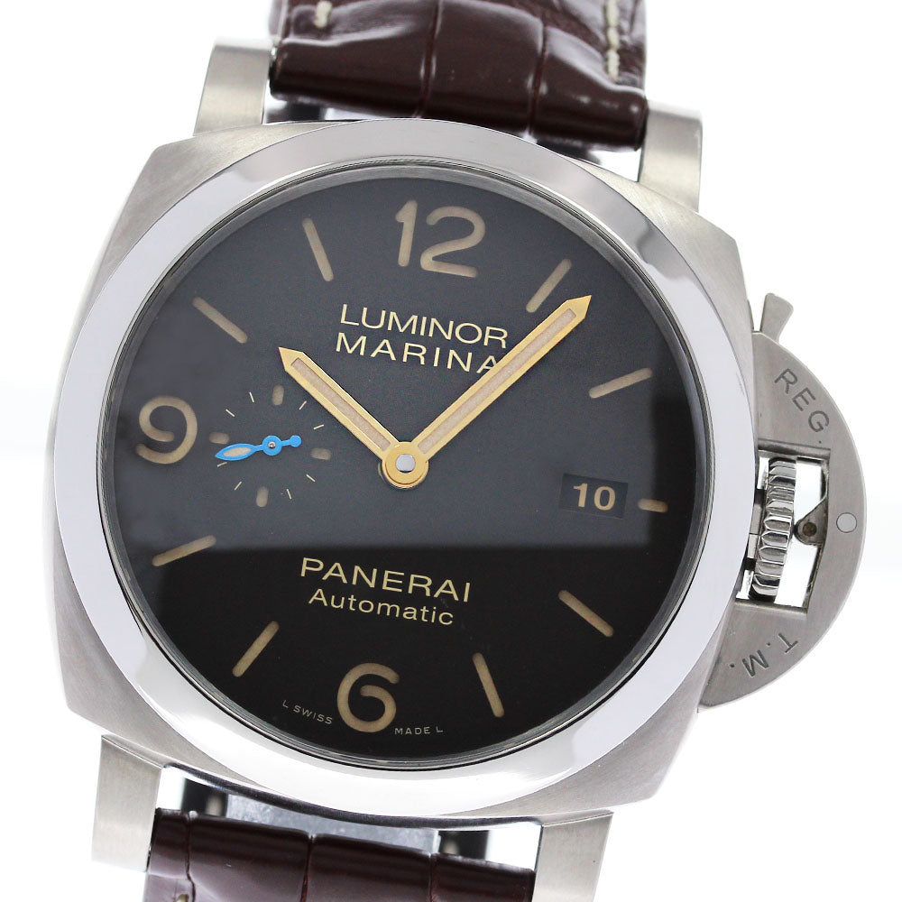 PANERAI Luminor Marina 1950 3 Days PAM01351 Dark brown Dial Automatic Men's Watch_821013