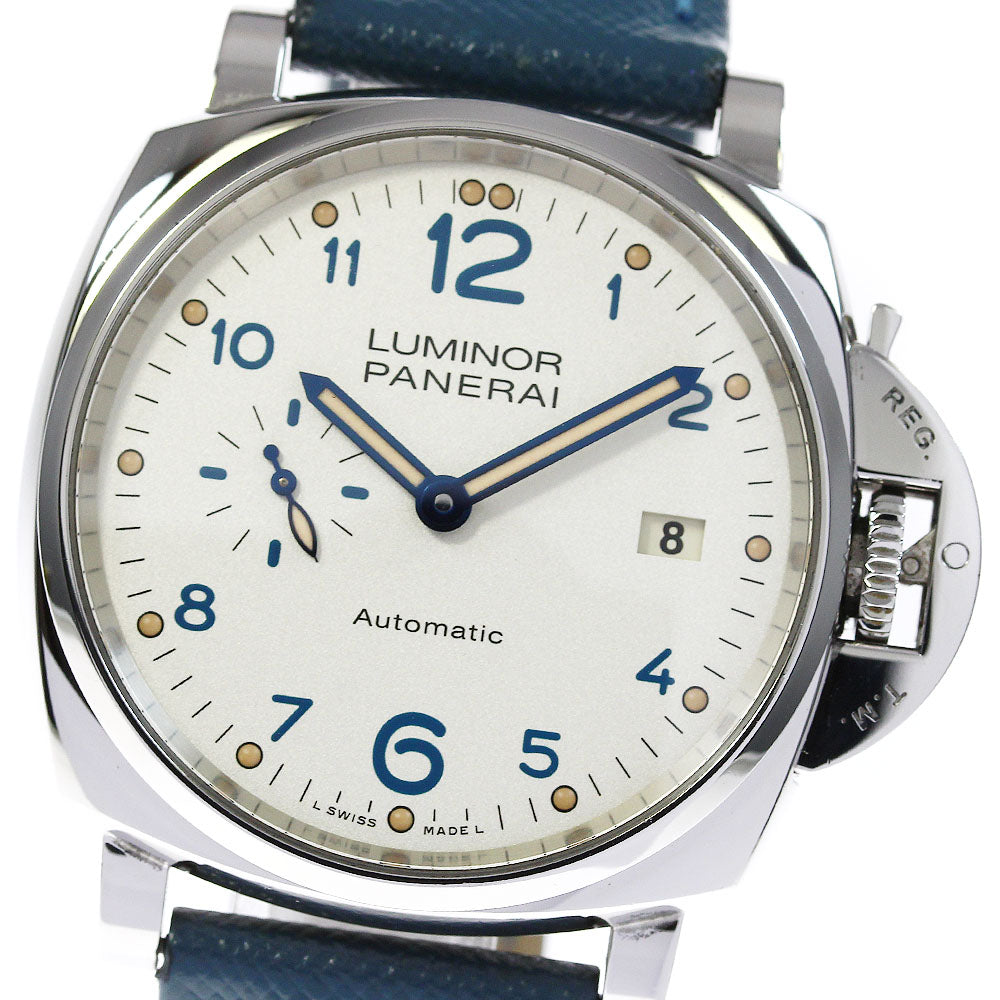 PANERAI Luminor Due 3 Days Achaio PAM00906 Silver Dial AT Men's Watch_821014