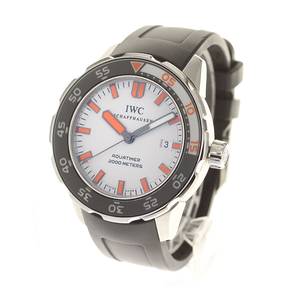 IWC SCHAFFHAUSEN Aqua timer IW356807 Date White Dial Automatic Men's_821018