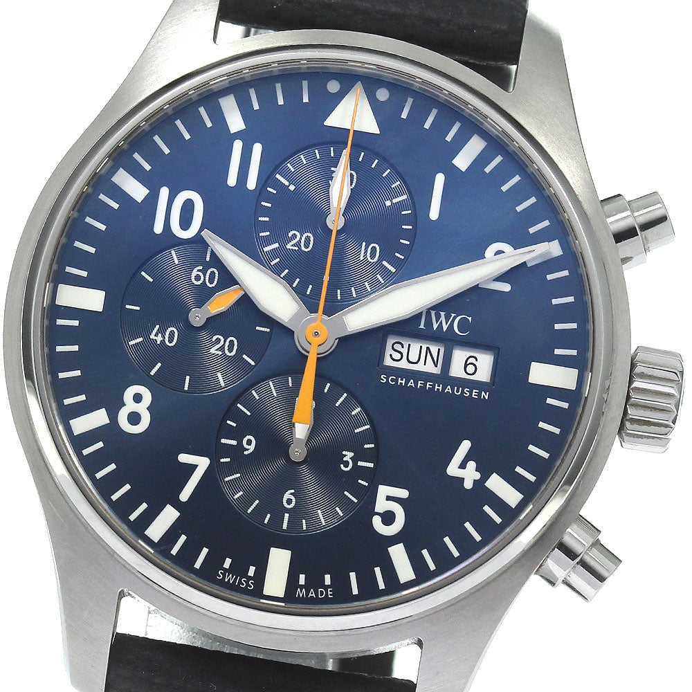 IWC SCHAFFHAUSEN Pilot watch IW377729 Chronograph day date Auto Men's_821024