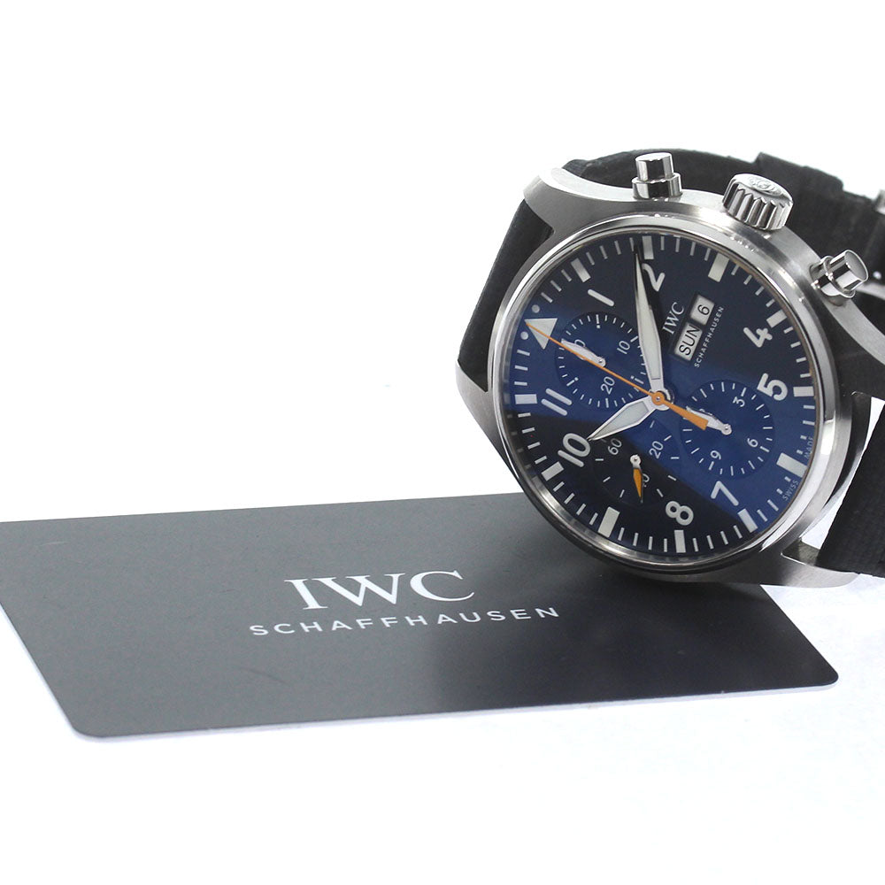 IWC SCHAFFHAUSEN Pilot watch IW377729 Chronograph day date Auto Men's_821024