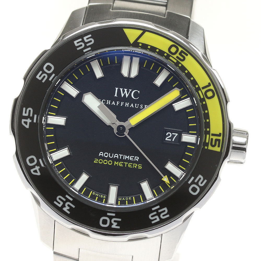 IWC SCHAFFHAUSEN Aqua timer IW356808 Automatic 2000 black Dial AT Men's_821048