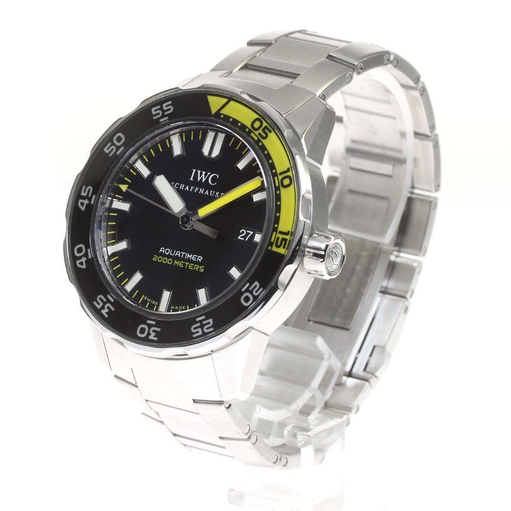 IWC SCHAFFHAUSEN Aqua timer IW356808 Automatic 2000 black Dial AT Men's_821048