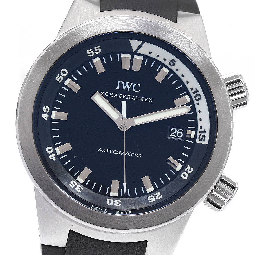 IWC SCHAFFHAUSEN Aquatimer IW354807 Date black Dial Automatic Men's Watch_821052