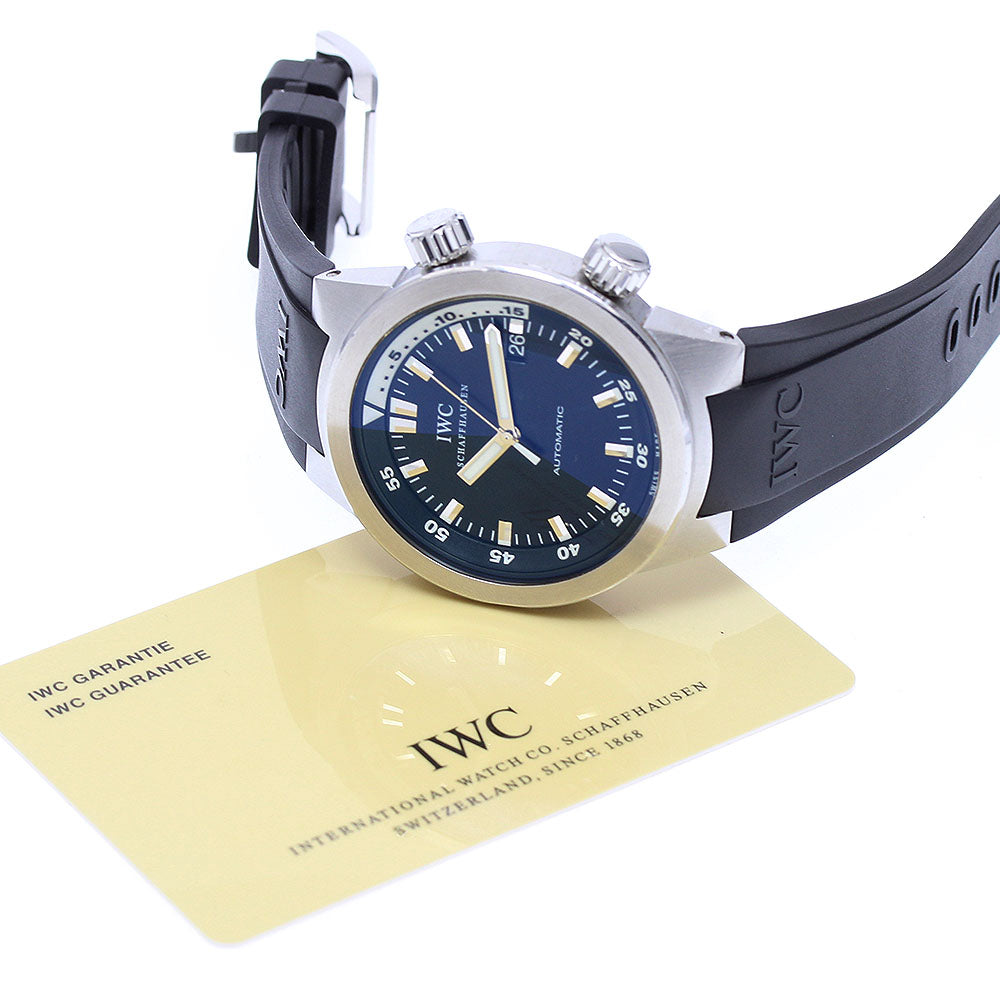 IWC SCHAFFHAUSEN Aquatimer IW354807 Date black Dial Automatic Men's Watch_821052