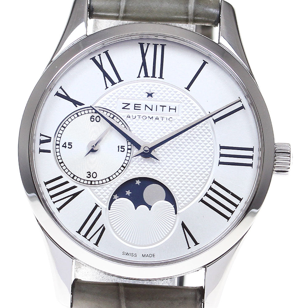 ZENITH Elite Ultrathin 03.231.692 Moon phase Silver Dial Automatic Ladies_821058