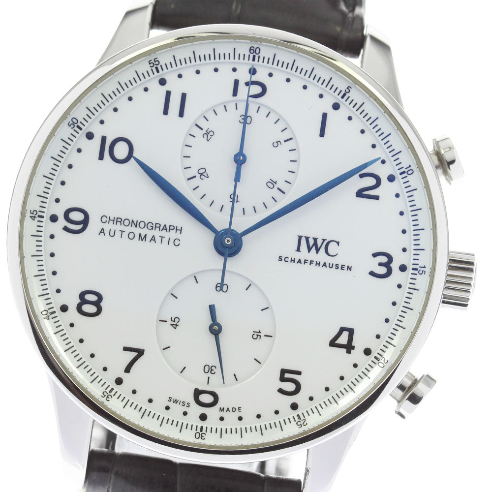 IWC SCHAFFHAUSEN Portugese IW371602 150 Years Silver Dial Automatic Men's Watch_821095