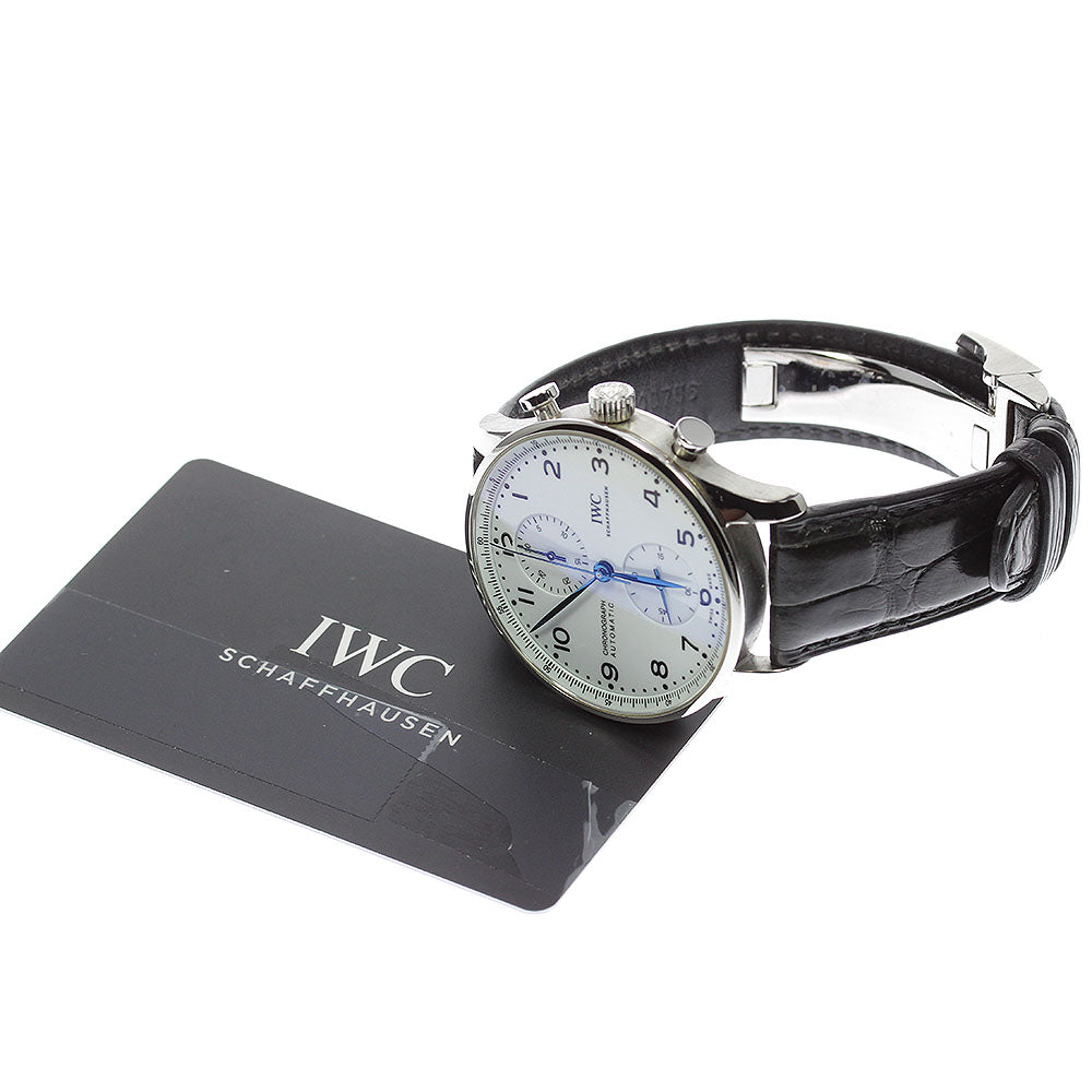 IWC SCHAFFHAUSEN Portugese IW371602 150 Years Silver Dial Automatic Men's Watch_821095