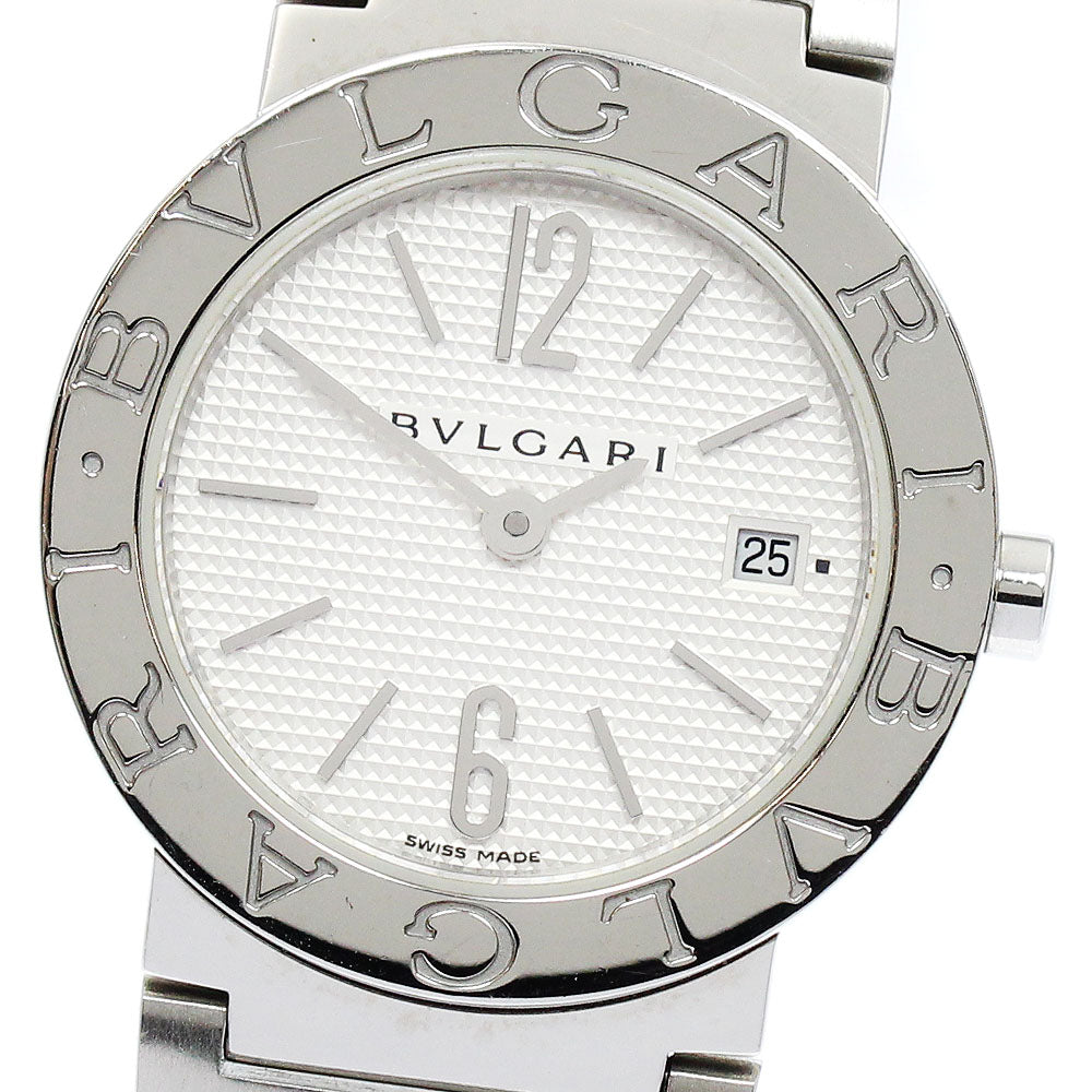 BVLGARI BVLGARIBVLGARI BB26SS Date Silver Dial Quartz Ladies Watch_821166