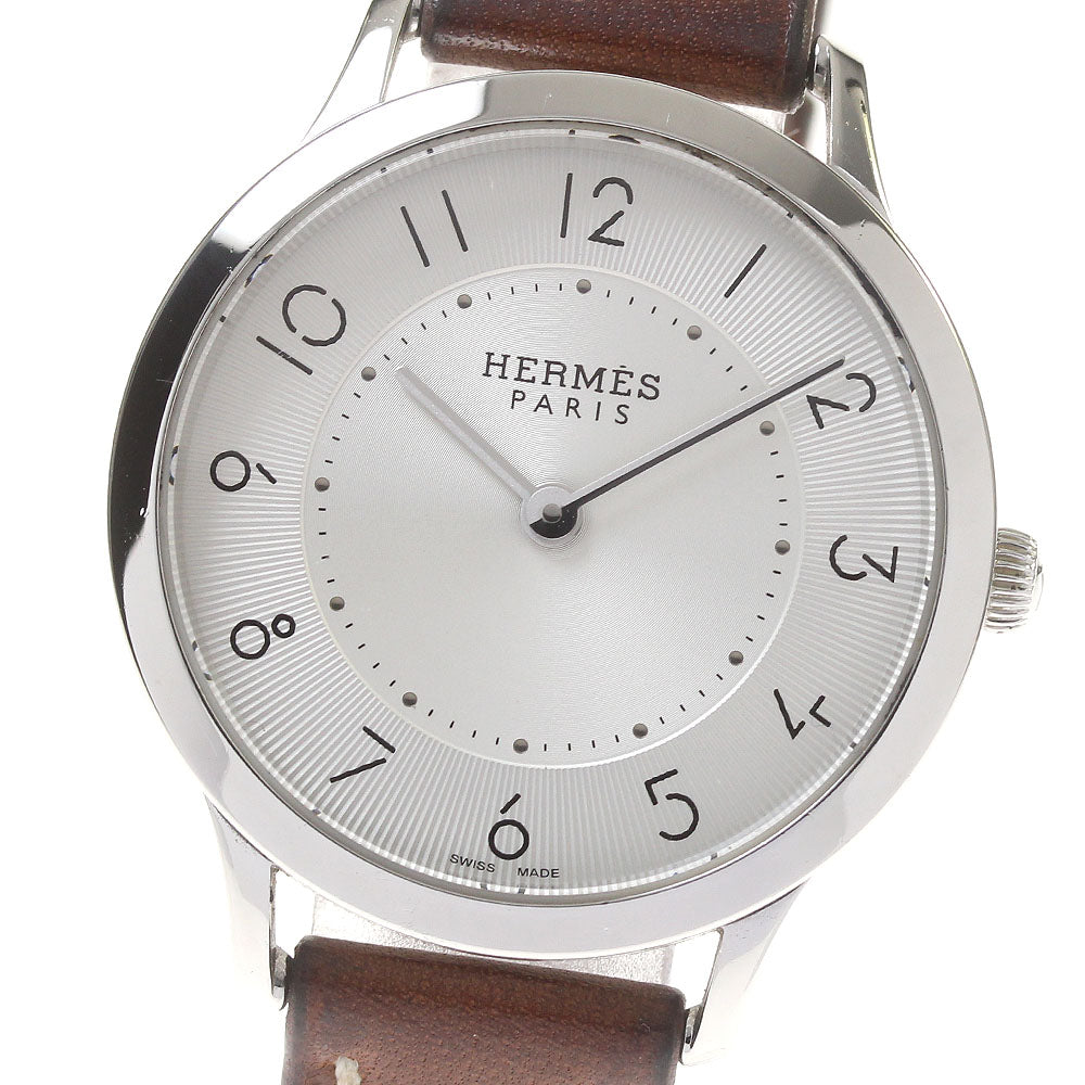 HERMES Slim du Hermes CA2.210 Silver Dial Quartz Ladies Watch_821204